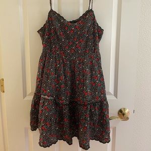 Urban Outfitters Rose Spring Babydoll Dress